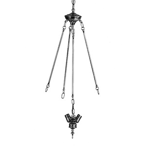 Accessory - 37 Inch 3 Light Inverted Cluster Pendant Hardware