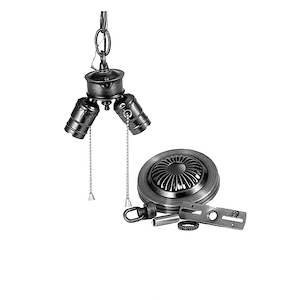 Accessory - 5 Inch 2 Light Pull Chain Cluster Canopy Hardware