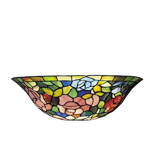 Tiffany Rosebush - 14 Inch 1 Light Wall Sconce - 75026