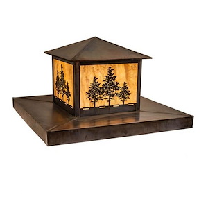 Tamarack - 2 Light Outdoor Pier Mount-24 Inches Tall and 59 Inches Wide - 1356960