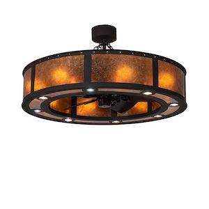 Smythe Craftsman - 8 Light Fandelier-22.75 Inches Tall and 44.5 Inches Wide - 1356992