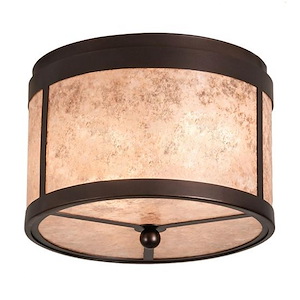 Smythe Craftsman - 2 Light Flush Mount-8.5 Inches Tall and 12 Inches Wide - 1357096