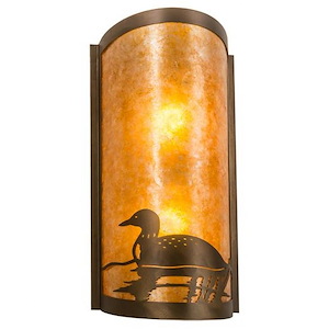 Loon - 2 Light Wall Sconce-18 Inches Tall and 9 Inches Wide - 1357104