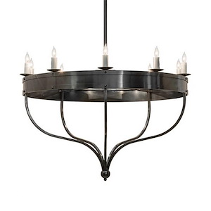 Parnella - 10 Light Chandelier-83 Inches Tall and 54 Inches Wide - 1357151