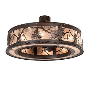 Tamarack - 8 Light Fandelier-22 Inches Tall and 45 Inches Wide - 1357192