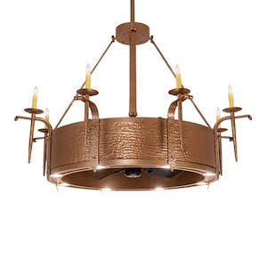 Costello - 8 Light Fandelier-60 Inches Tall and 52 Inches Wide - 1357466