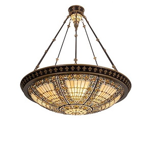 Fleur-de-lis - 8 Light Semi-Flush Mount-48 Inches Tall and 45 Inches Wide - 1357482