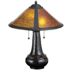 Sutter - 21 Inch 2 Light Table Lamp