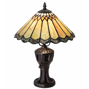 17 Inch High Carousel Jadestone Table Lamp - 927115