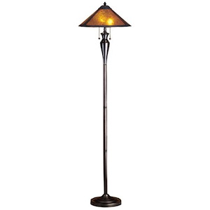 Sutter - 65 Inch 2 Light Floor Lamp