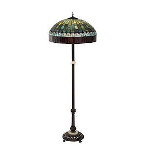 62 Inch High Tiffany Candice Floor Lamp