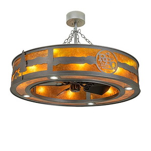 Personalized - 8 Light Fandelier-30 Inches Tall and 44 Inches Wide - 1357865