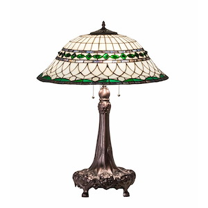 31 Inch High Tiffany Roman Table Lamp