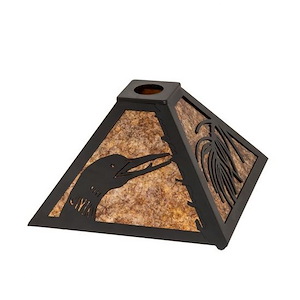 Loon - Shade-6.625 Inches Tall and 16.38 Inches Wide - 1357984