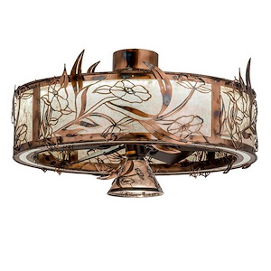 Lady Slipper - 35W LED Fandelier-22 Inches Tall and 36 Inches Wide - 1357987