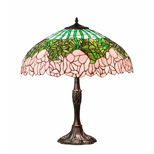 26 Inch High Tiffany Cabbage Rose Table Lamp - 993339