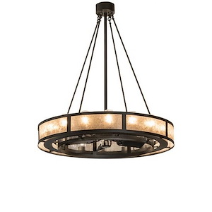 Smythe Craftsman - 64W 16 LED Fandelier-54 Inches Tall and 48 Inches Wide - 1358013