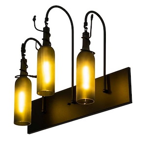 Tuscan Vineyard - 3 Light Wall Sconce-19.75 Inches Tall and 24 Inches Wide - 1358116