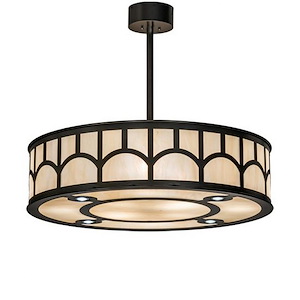 Mission Hill Top - 96W 8 LED Pendant-32 Inches Tall and 36.5 Inches Wide - 1358150