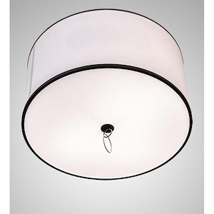 Cilindro Textrene - 72W 4 LED Pendant-24 Inches Tall and 24 Inches Wide - 1098202