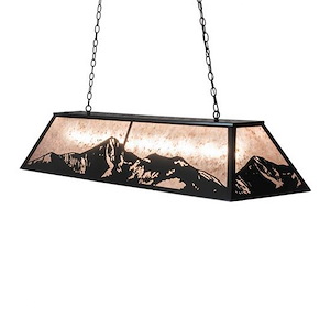 Mountain Range - 9 Light Oblong Pendant-25 Inches Tall and 17 Inches Wide - 1358238