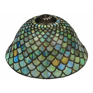 Tiffany Fishscale - 12 Inch Glass Shade - 830352
