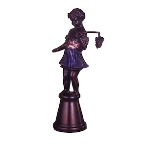 15.5 Inch H Silhouette Bacchus Boy Accent Lamp