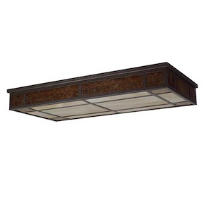 Polaris - 36W 3 LED Oblong Flush Mount-6 Inches Tall and 24 Inches Wide