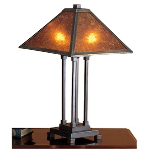 Sutter - 24 Inch 2 Light Table Lamp