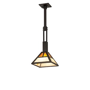 T Mission - 1 Light Pendant-30 Inches Tall and 14 Inches Wide - 1358570