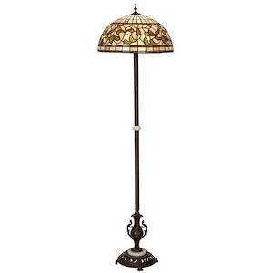 Tiffany Turning Leaf - 1 Light Floor Lamp-71 Inches Tall and 20 Inches Wide - 1099076