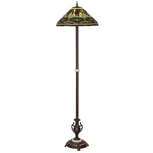Tiffany Dragonfly - 1 Light Floor Lamp-71 Inches Tall and 20 Inches Wide
