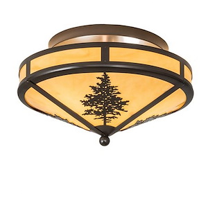 Tamarack - 2 Light Flush Mount-9 Inches Tall and 16 Inches Wide - 1358627