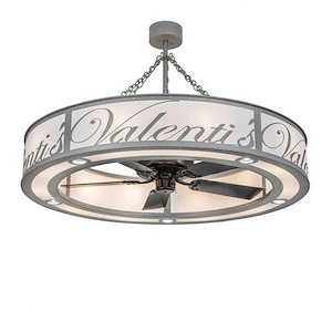 Personalized - 10 Light Fandelier-36 Inches Tall and 55 Inches Wide - 1358691