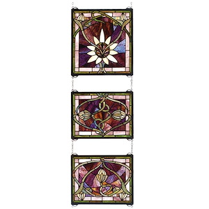 Solstice - 14 X 39 Inch Stained Glass Window - 75099