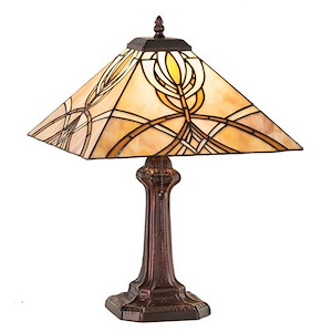 Glasgow Bungalow - 1 Light Table Lamp-18 Inches Tall and 18 Inches Wide - 1098386