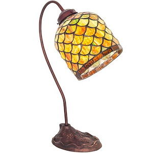 Acorn - 1 Light Desk Lamp-18 Inches Tall and 8 Inches Wide