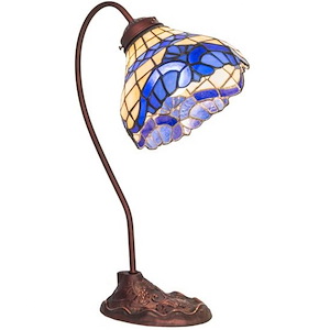 Baroque - 1 Light Desk Lamp-18 Inches Tall and 8 Inches Wide - 1098043