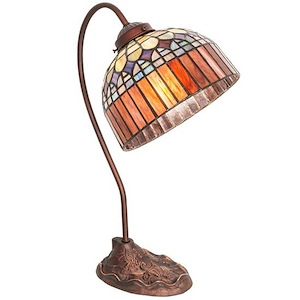 Tiffany Candice - 1 Light Desk Lamp-18 Inches Tall and 8 Inches Wide
