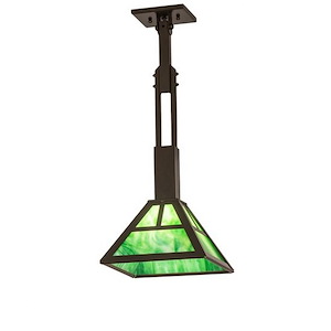 T Mission - 1 Light Pendant-24 Inches Tall and 14 Inches Wide - 1359241