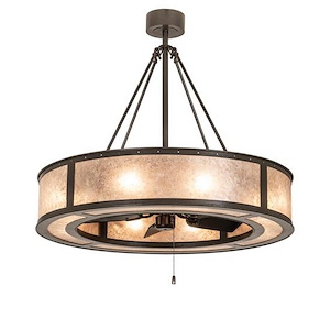 Smythe Craftsman - 8 Light Fandelier-40 Inches Tall and 45 Inches Wide - 1359420