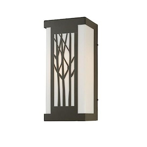 Branches - 12W 1 LED Wall Sconce-14 Inches Tall and 6 Inches Wide - 1359671