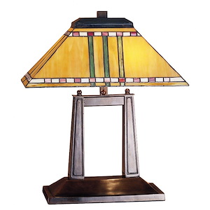 Prairie Corn - 2 Light Oblong Desk Lamp - 75108