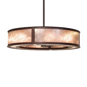 Smythe Craftsman - 8 Light Fandelier-35 Inches Tall and 45 Inches Wide - 1360132