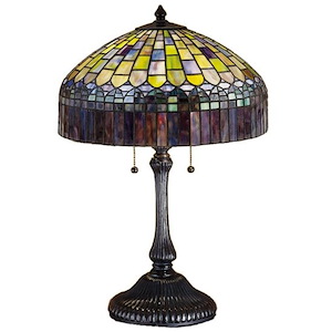 Tiffany Candice - 2 Light Table Lamp