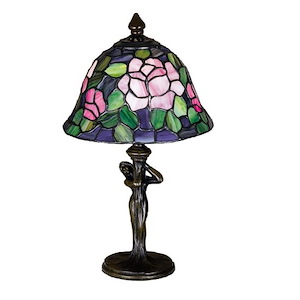 Tiffany Rosebush - 1 Light Mini Lamp