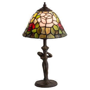 Tiffany Rosebush - 1 Light Mini Lamp - 75118