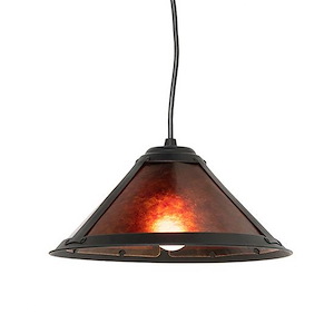 Sutter - 1 Light Pendant-8 Inches Tall and 12 Inches Wide - 1360552