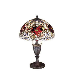 Renaissance Rose - 2 Light Table Lamp