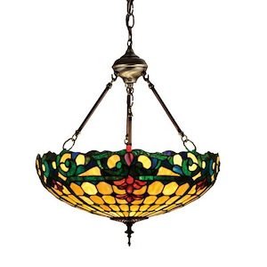 Duffner & Kimberly Colonial - 3 Light Inverted Pendant - 75158